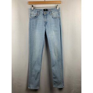Women's For All Mankind Blue Skinny Jeans Size 14